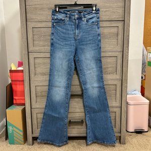 American Eagle Super Hi-Rise Flared Jeans